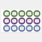 glutenfrei wasserdicht etiketten (Blatt)