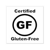 Glutenfrei zertifiziert permastempel (Design)