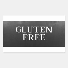 Glutenfreie Allergie Sicheres Vintages Fahrzeug Rechteckiger Aufkleber