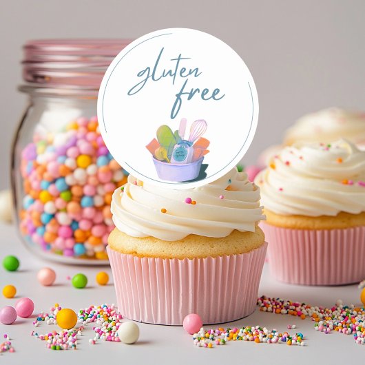 Glutenfreie Bäckerei Runder Aufkleber