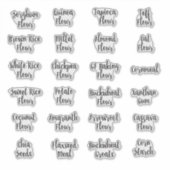 Glutenfreie Backpaneellagerung Aufkleber (Vorderseite)