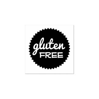 Glutenfreie Briefmarke für Lebensmittelhersteller Gummistempel