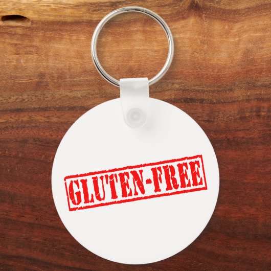 Glutenfreie Briefmarke Schlüsselanhänger (Vorderseite)