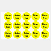 Glutenfreie Celiac Food Restaurant School Etiketten (Blatt)