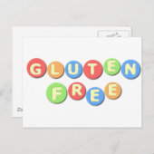 Glutenfreie Celiac Postkarte (Vorne/Hinten)