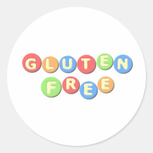Glutenfreie Celiac Runder Aufkleber