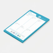 Glutenfreie Einkaufsliste | Ausfüllbares Notizbloc Post-it Klebezettel (angewinkelt)