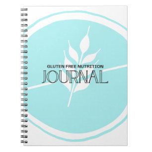 Glutenfreie Ernährungsjournal Notizblock