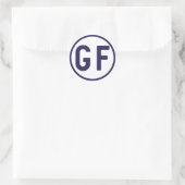 glutenfreie GF Circle Shaper Stickers (Tasche)