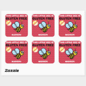 Glutenfreie Hummel Celiac Rot Stickers (Blatt)