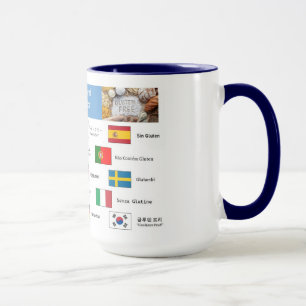 Glutenfreie internationale Tasse