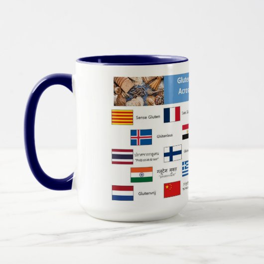 Glutenfreie internationale Tasse (Links)