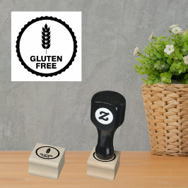 glutenfreie Kennzeichnung für Lebensmittelherstell Gummistempel