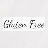 Glutenfreie Küchensiegel | Bereitstellung von Etik Etiketten (Design 1)