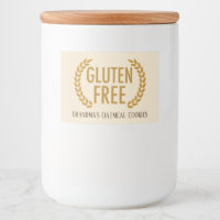 Glutenfreie Lebensmittelallergie Warnung bei kunde
