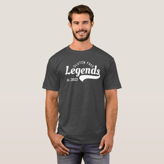Glutenfreie Legenden - Osten. 2025 Dunkle T-Shirts (Vorne ganz)