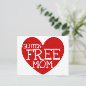 Glutenfreie Mama Postkarte (Stehend Vorderseite)