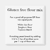 Glutenfreie Mehlmischung Magnet (Vorne)
