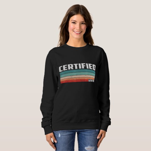 Glutenfreie Retro-Celiac-Krankheit Sweatshirt (Vorne ganz)