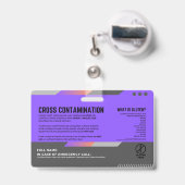 Glutenfreie Speisekarte Ausweis (Back with Retractable)