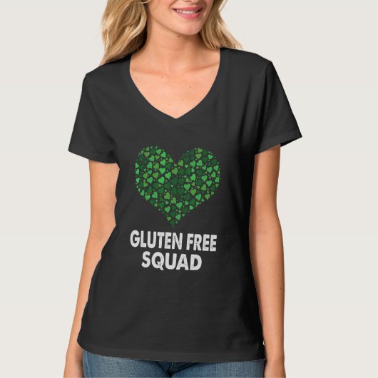 Glutenfreie Squad Celiac-Krankheit T-Shirt (Vorderseite)