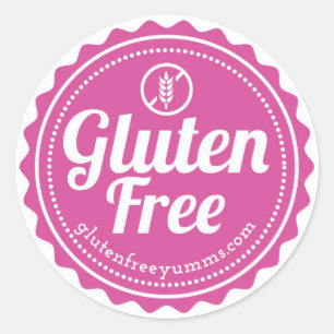 Glutenfreie Sticker — glutenfrei mit Symbol