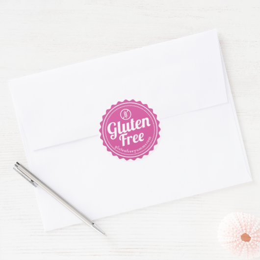 Glutenfreie Sticker — glutenfrei mit Symbol (Umschlag)