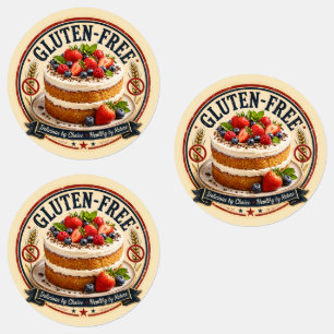 Glutenfreie Torte Etiketten