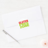 Glutenfreie Zone (Zöliakie) Runder Aufkleber (Umschlag)