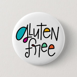 Glutenfreier Pinselknopf Button