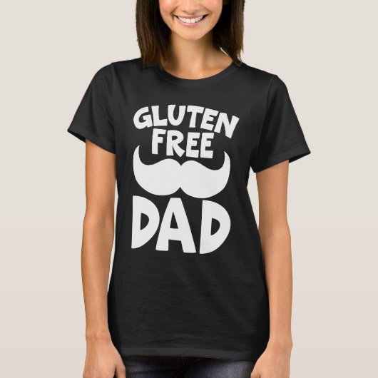 Glutenfreier Vater Lebensmittelallergie Celiac Dis T-Shirt (Vorderseite)