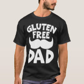 Glutenfreier Vater Lebensmittelallergie Celiac Dis T-Shirt (Vorderseite)