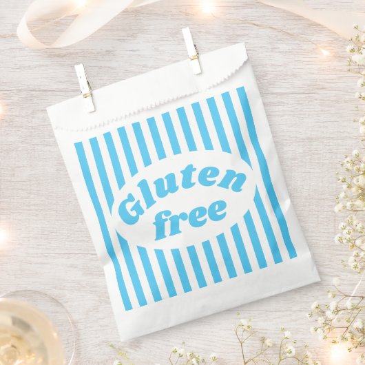 Glutenfreies Blaues weißes Süßband Geschenktütchen (Ausgeschnitten)