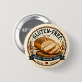 Glutenfreies Brot Button (Vorne & Hinten)