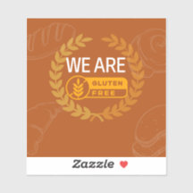 Glutenfreies Etikett - Stilvolle und klare Lebensm