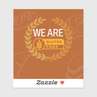 Glutenfreies Etikett - Stilvolle und klare Lebensm