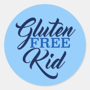 Glutenfreies Kid Runder Aufkleber