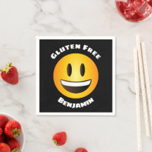 Glutenfreies Lächeln von Emoji