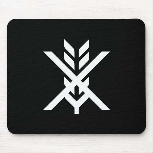 Glutenfreies Piktogramm Mousepad (Vorne)