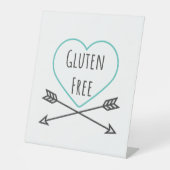 Glutenfreies Schild, glutenfreies Kennzeichen Sockelschild (Vorderseite)