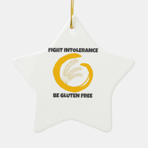 Glutenfreies Shirt - glutenfreie Unverträglichkeit Keramik Ornament