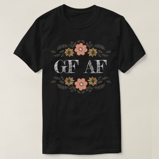 Glutenfreies Spaß GF AF T-Shirt (Design vorne)