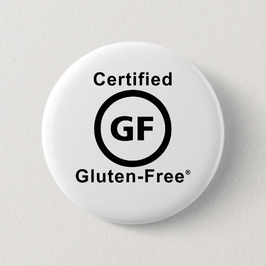 Glutenfreies Symbol Button (Vorderseite)