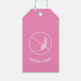 Glutenfreies Symbol Hübsch rosa weiß Geschenkanhänger