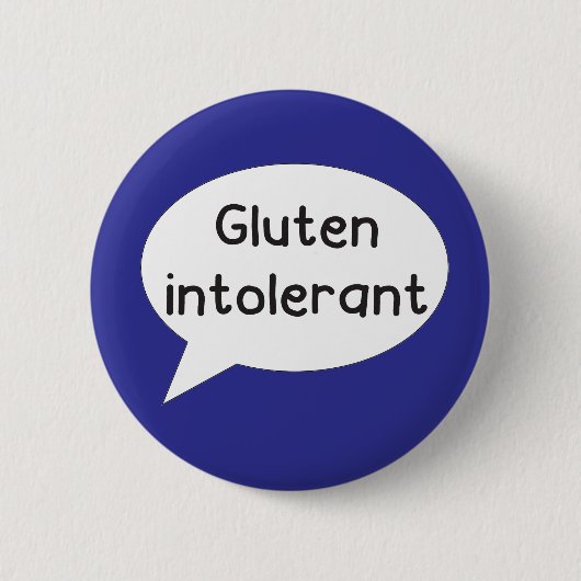 Glutenintoleranz Zöliakie Zöliakie Immunstörung Button (Vorderseite)