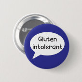 Glutenintoleranz Zöliakie Zöliakie Immunstörung Button (Vorne & Hinten)