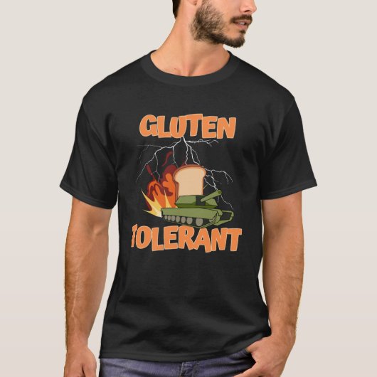 Glutentoleranter Random-Spaß T-Shirt (Vorderseite)