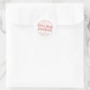 Glutenzuckerfreie Kekse Wortart Runder Aufkleber
