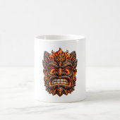 Glutgeschnitzte Tiki-Kaffeetasse Kaffeetasse (Mittel)