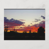 Glutreste der Dämmerungslandschaft Postkarte (Vorderseite)